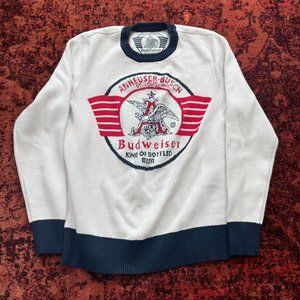 ANHEUSER-BUSCH Budweiser Pullover Sweater